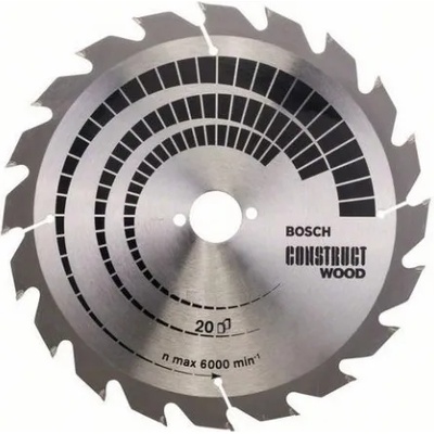 Bosch Диск циркулярен за рязане Bosch на дърво грубо с HM пластини 300 мм, 30 мм, 2.2 мм, 20 z- 2 608 640 690