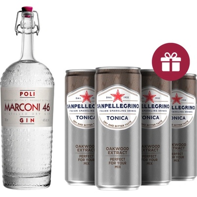 Marconi 46 Gin Jacopo Poli 46% 0,7 l (holá láhev)