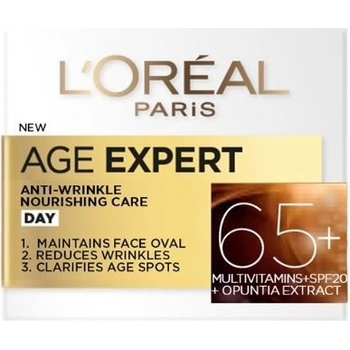 L'Oréal Age Specialist 65+ vyživujúci denný krém proti vráskam (Extract from Opuncie, Multivitamin, SPF 20) 50 ml