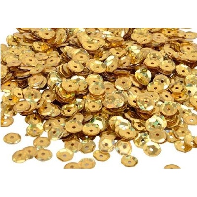 Flitry lomené Ø6 mm lomené - 10g zlaté