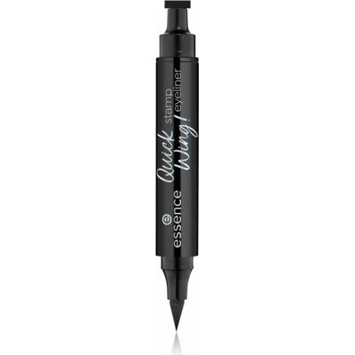 essence Quick Wing! očné linky 01 Black 3 ml
