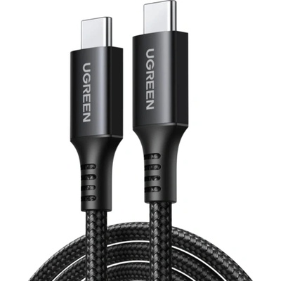 UGREEN US567 (15373) - USB-C към USB-C плетен кабел 60W, трансфер до 480 Mbps, 1 м (15373)