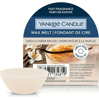 Yankee Candle Vanilla Crème Brûlée vosk do aromalampy 22 g