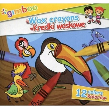 Voskovky 12 farieb Gimboo