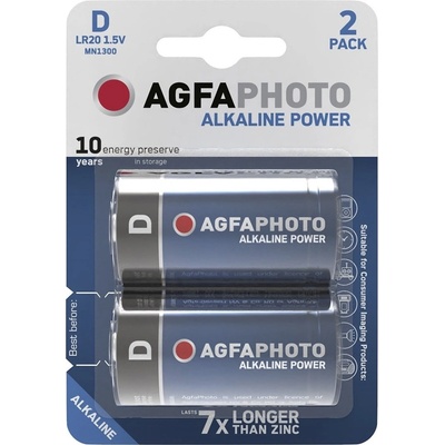 AgfaPhoto Акумулаторна батерия Goliath AGFAPHOTO D 2 броя (APAD)