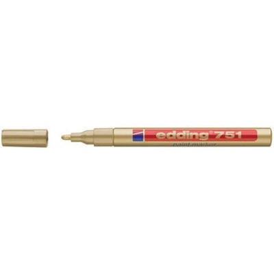 edding Paint маркер Edding 751 Объл връх 1-2 mm Златист (703025-28)
