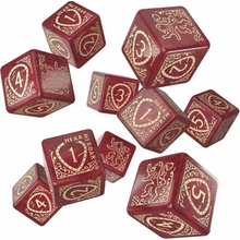 Q-workshop Sada šesťstenných kociek Game of Thrones Lannister 10 ks
