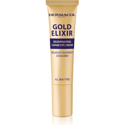 Dermacol Gold Elixir подмладяващ крем за околоочната зона с хайвер 15ml