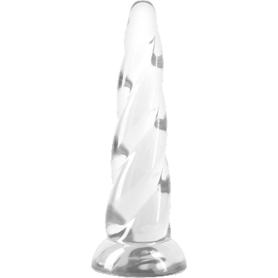 Fantasia Гел дилдо с вендуза Fantasia Siren (19 см), прозрачен