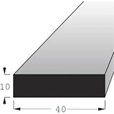 Hranolek 40x10mm, délka 70cm