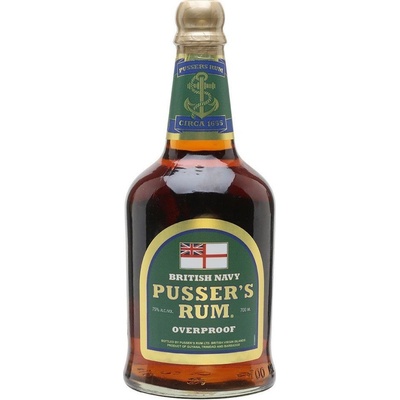 Pusser's British Navy Overproof 75,5% 0,7 l (holá láhev)