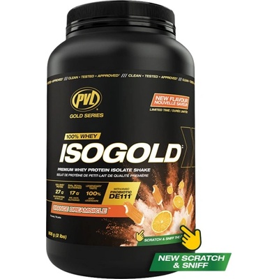 PVL / Pure Vita Labs IsoGold | Whey Protein Isolate [908 грама] Портокал