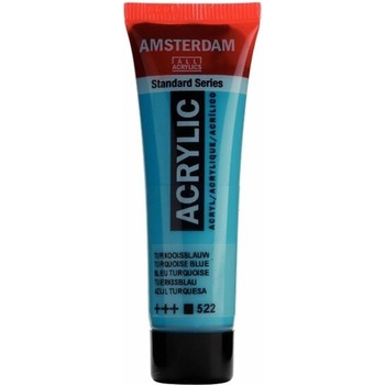 Amsterdam akrylová farba 20 ml 522 tyrkysovo modrá