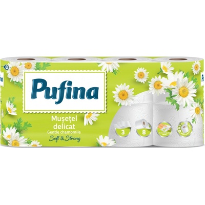 PUFINA Aloe Vera 3-vrstvý 8 ks