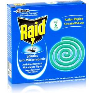 Raid Инсектицидна спирала Raid срещу комари 10 бр