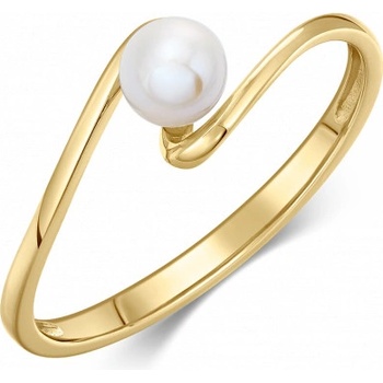 Sofia zlatý prsten s perlou AUBDJR04J0P O3