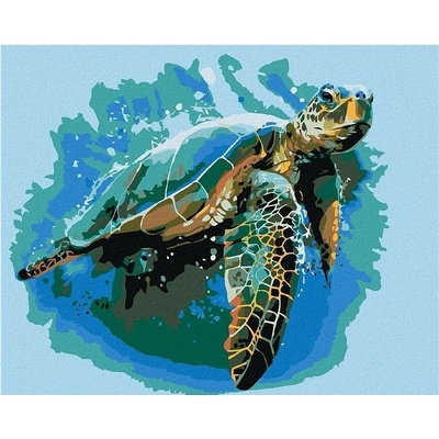 Zuty Malování podle čísel Kareta obrovská 100 x 80 cm bez rámu a bez vypnutí plátna