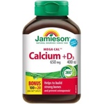 Jamieson Mega Cal калций 650mg с витамин D3 400 IU 120 таблетки (IP384)