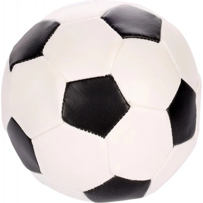 Flamingo Toy Noga Football Black & White - играчка за куче, футболна топка - текстилна, 10 см - 1 бр, Белгия - 501095