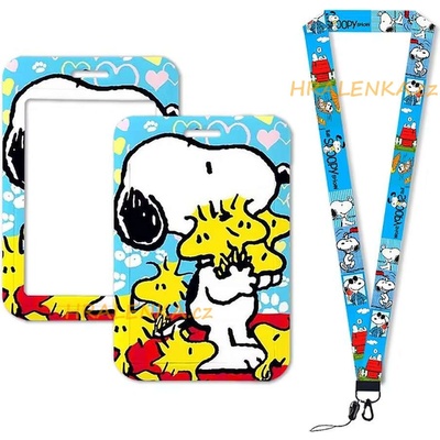 Šňůrka na krk 24622 s cedulkou na ID karty Snoopy