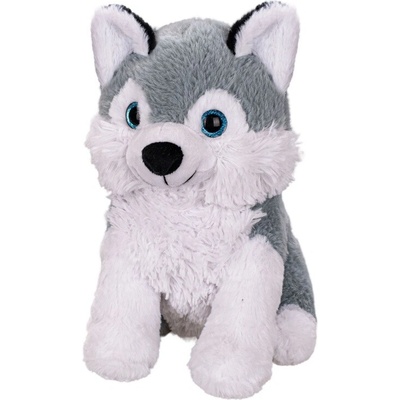 Mikro Husky plyšový 25cm sediaci 0m+