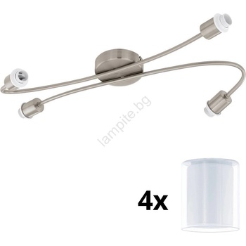 EGLO - LED точкови лампи MY CHOICE 4xE14/4W/230V хром/бяло (EG31129D)