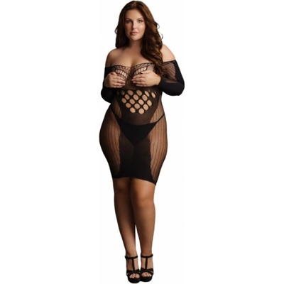 Plus size síťované šaty Ciara – Zboží Dáma