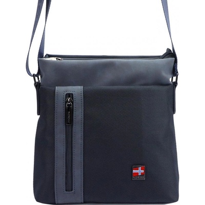 Nordee pánska crossbody taška 23 x 24 cm modrá