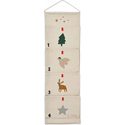 LIEWOOD Textilný adventný kalendár Holly Holiday Sandy