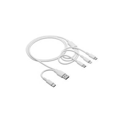 Akyga AK-USB-52 USB 2.0, niklovaný, 1,2m, bílý