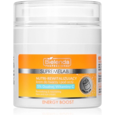 Bielenda Supremelab Energy Boost енергизиращ крем за зоната на лицето и очите 40ml