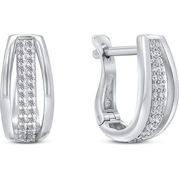 Brilio Silver náušnice EA56W