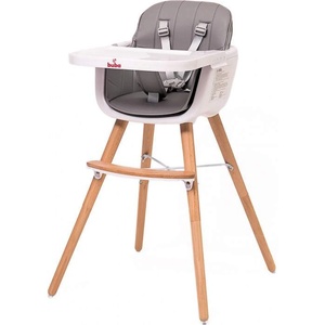 Buba Столче за хранене Carino, сиво, 2в1, 6+ месеца, NEW022854 (NEW022854)