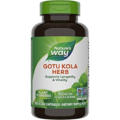 Nature's Way Gotu Kola, 180 капсули, Nature's Way