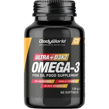BodyWorld Ultra+D3K2 Omega-3 90 kapsúl