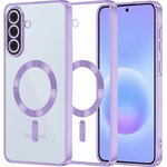 Techsuit Калъф за Samsung Galaxy A57 5G - Luxury Crystal MagSafe - Techsuit - Лилав (KF2364077)