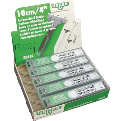 Unger RB100 Náhradní nože pro okenní škrabky UNGER, šířka 10 cm, 10 ks