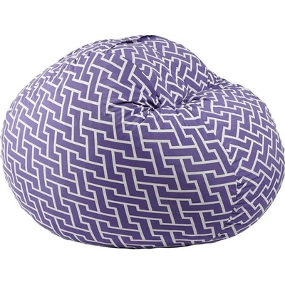 Pufrelax Барбарон 400л. Matusalem, Zippity Purple, Перящ се калъф, Подходящ за деца, Пълнеж с микс от мемори пяна и дунапрен, Гама Premium