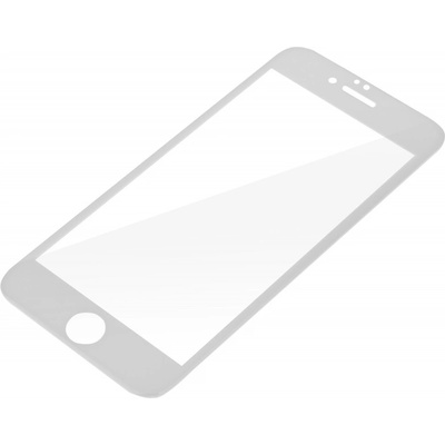 Green Cell Закалено защитно стъкло за iPhone 6 / 6S, Full Cover 3D, бяло (GL04)