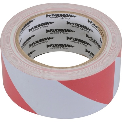 Fixman Páska lepiaca výstražná 50 mm x 33 m červeno-biela 188781