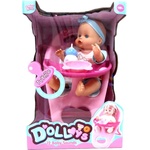 RAYA TOYS Бебе пишкащо в стол синьо Raya Toys 30, 5 см (LD9808B)