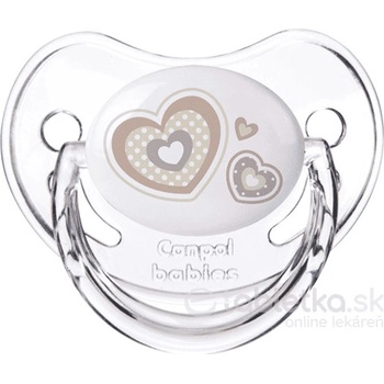 Canpol Babies silikón symetrický Newborn Baby ružová
