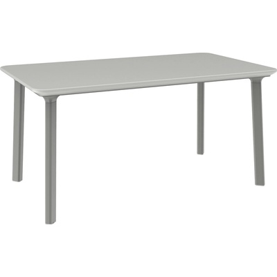 Toomax Z0971R0--5700 ITALIA DINING plastový stôl svetlo šedá