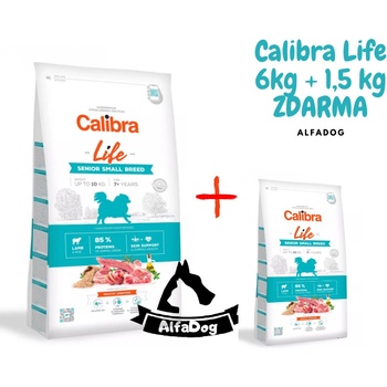 Calibra Dog Life Senior Small Breed Lamb 6 kg