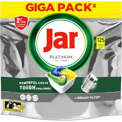 Jar Таблетки за съдомиялна машина Jar Platinum 125 бр
