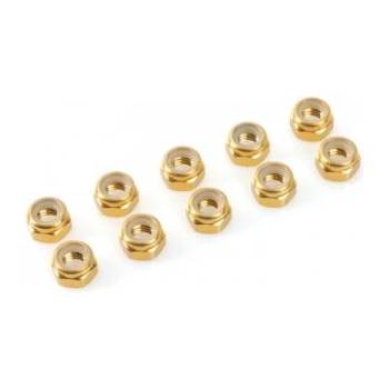 Revtec Самозаключваща се гайка m2 алуминий злато (10)