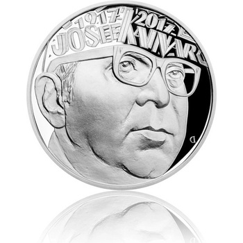 Česká mincovna stříbrná mince 200 Kč 2017 Josef Kainar proof 13 g