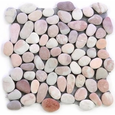 Divero Garth D00603 30 x 30 cm mozaika z prírodného kameňa riečne okruhliaky béžová 1 m²
