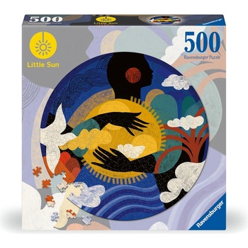 Ravensburger Кръгъл пъзел Ravensburger от 500 части - Усещане (12000763)