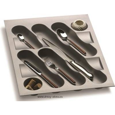 Alveus PE organizér 49x39x4 cm šedá 1090348